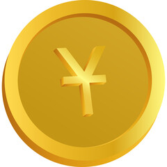 Obraz premium 3D Coin