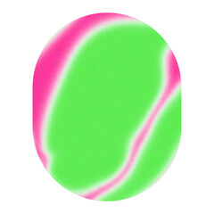 Green And Pink Grainy Shape