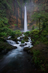 The beauty of waterfalls in Indonesia