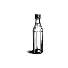 Glass Bottle Vector, vintage essential oils bottles vector, essential oils bottles, Medicine bottles vector.