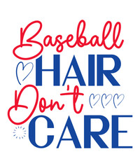 Baseball isolated typography design