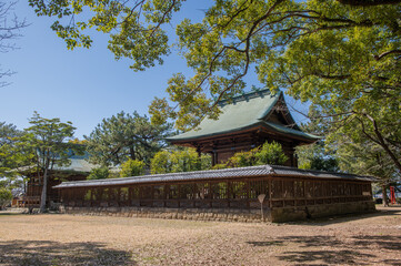 Fototapeta na wymiar 篠山神社（久留米城跡）の本殿