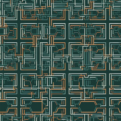 Cosmic Harmony: A Seamless Pattern of Linear Patterns and Simplified Forms