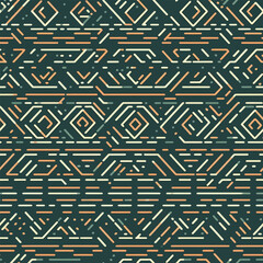 Cosmic Symmetry: A Seamless Pattern of Simplified Forms and Shapes