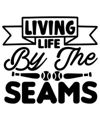 Baseball vector typography design