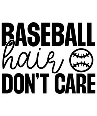 Baseball vector typography design