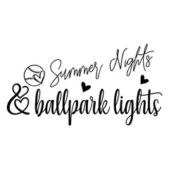 Baseball vector typography design