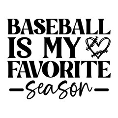 Baseball vector typography design