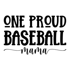 Baseball vector typography design