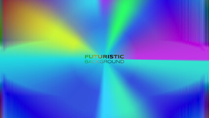 Futuristic banner design retro spectra chic vibrant back to the future theme background