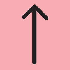 Arrow icon vector illustration.