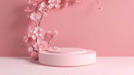 cosmetic cream and rose