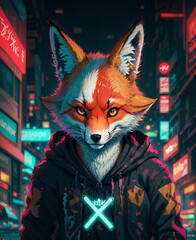 Cyberpunk Fox