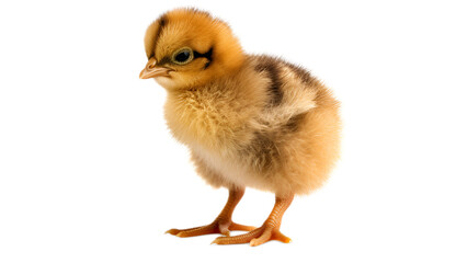 Obraz premium baby chicken, isolated on transparent background cutout