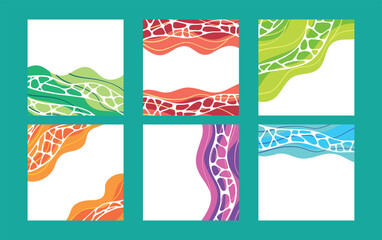 Abstract water wave illustration vector illustration design background