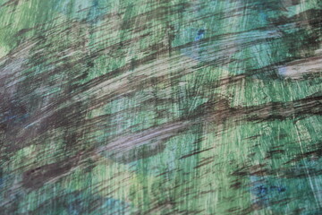 Greenish paint pattern background, black texture backdrop surface