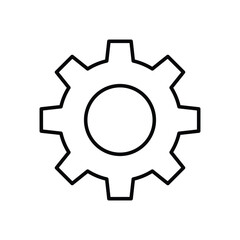 Cogwheel vector icon