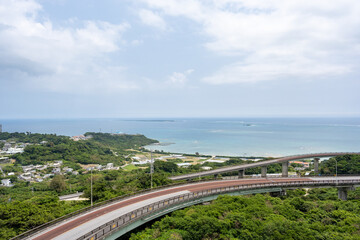 ニライカナイ橋展望台から眺望