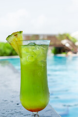 Tropical Refreshment: Sipping Paradise in a Glass