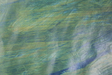 Turquoise color painting background, multicolor green backdrop, abstract paint surface