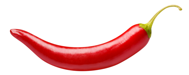 Red chili pepper cut out