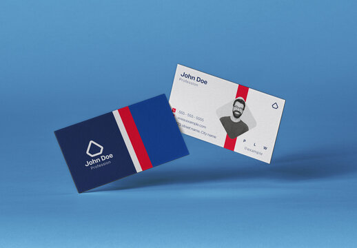 Minimal Personal Business Card Layout