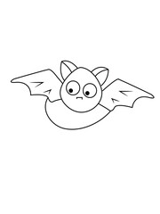 Vector halloween coloring pages for kids and adult
