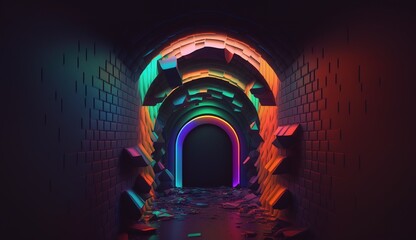 Neon Nebula, a portal to another world