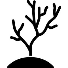 Fototapeta premium Coral Reef Icon