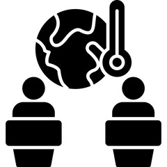 Global Warming Debate Icon
