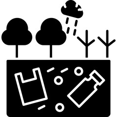 Land Pollution Icon