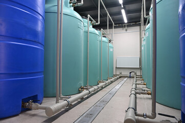 plastic container for 1000 liters for storing drinking water