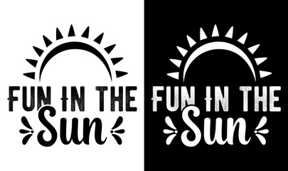 Fun In the Sun SVG File, Beach Summer Bundle SVG, Beach Summer Quote Svg, Hello Sweet Summer Svg, Beach Life Svg, Silhouette Cricut