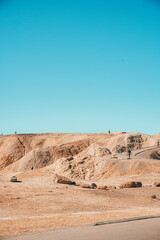 Badlands view from Zabriskie Point in Death Valley National Park.