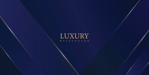 blue abstract background, Luxury premium background, Blue navy golden background, dark blue luxury premium, Gold line background