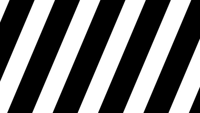 Shape flat seamless black white looped background. High quality 4k footage