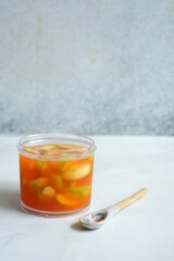 jar of kedondong pickle 