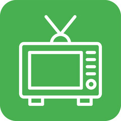 Television Vector Icon Design Illustration