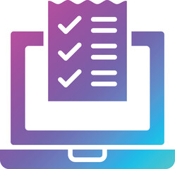 Item list Vector Icon Design Illustration