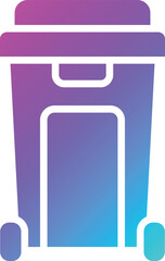 Recycle bin Vector Icon Design Illustration