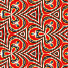 Fractal complex red patterns - Mandelbrot set detail, digital artwork for creative graphic