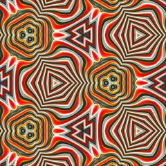 Fractal complex red patterns - Mandelbrot set detail, digital artwork for creative graphic