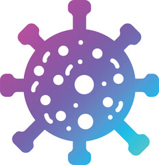 Virus Vector Icon Design Illustration