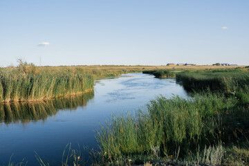 landscape with a river