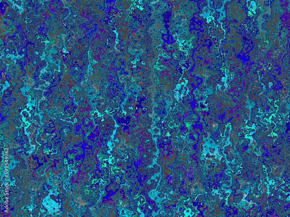 Fototapete Fractal complex patterns - Mandelbrot set detail, digital artwork for creative graphic