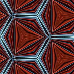 Fractal complex red patterns - Mandelbrot set detail, digital artwork for creative graphic - 599550120