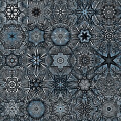Fractal complex patterns - Mandelbrot set detail, digital artwork for creative graphic - 599550303