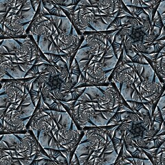 Fractal complex patterns - Mandelbrot set detail, digital artwork for creative graphic - 599550317
