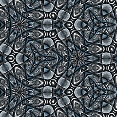 Fractal complex patterns - Mandelbrot set detail, digital artwork for creative graphic - 599550341