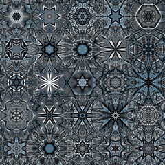 Fractal complex patterns - Mandelbrot set detail, digital artwork for creative graphic - 599550356